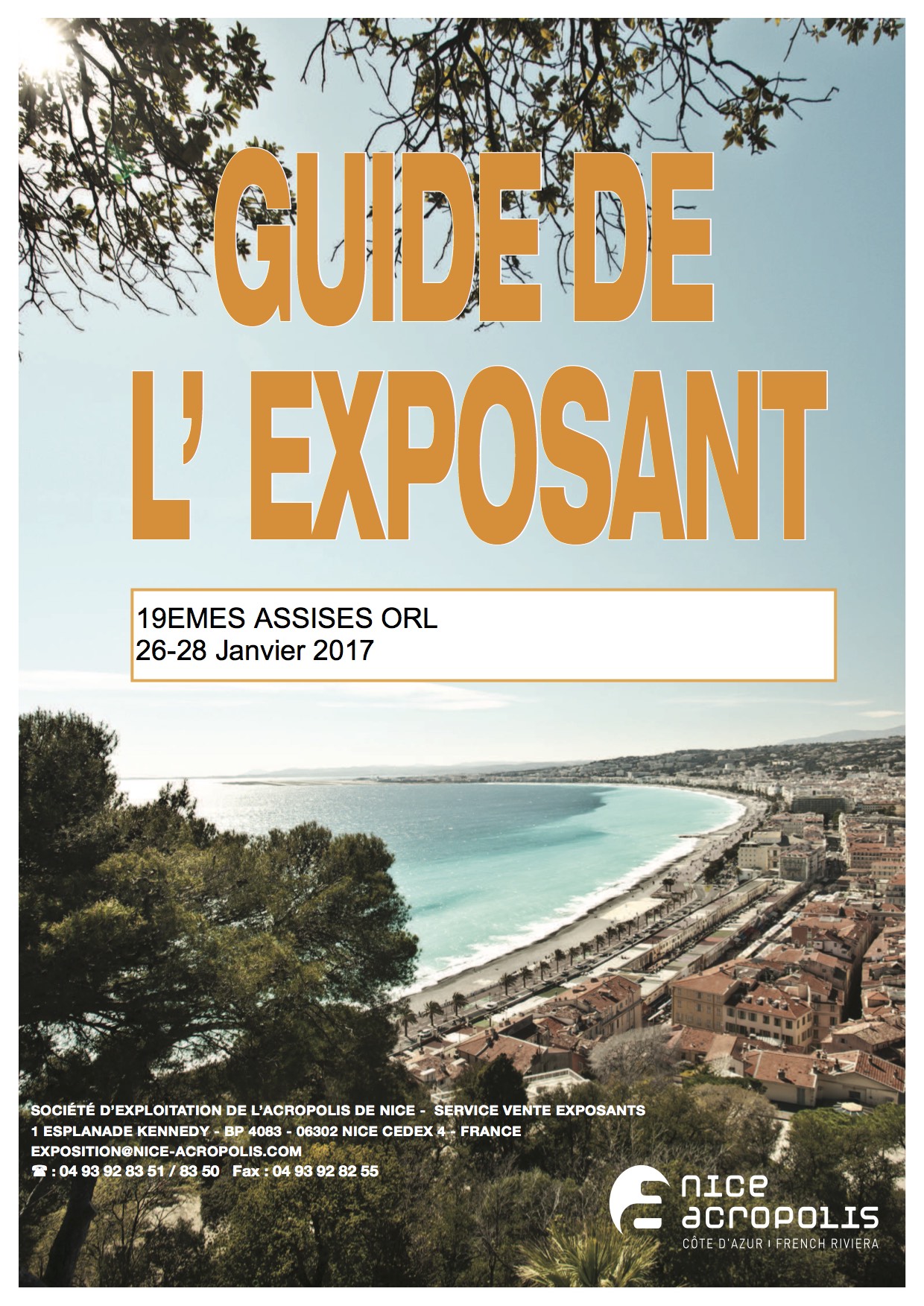 GUIDE EXPOSANT 19EMES Assises ORL